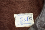 Vintage 1980s C&L Sportswear Leather Jacket