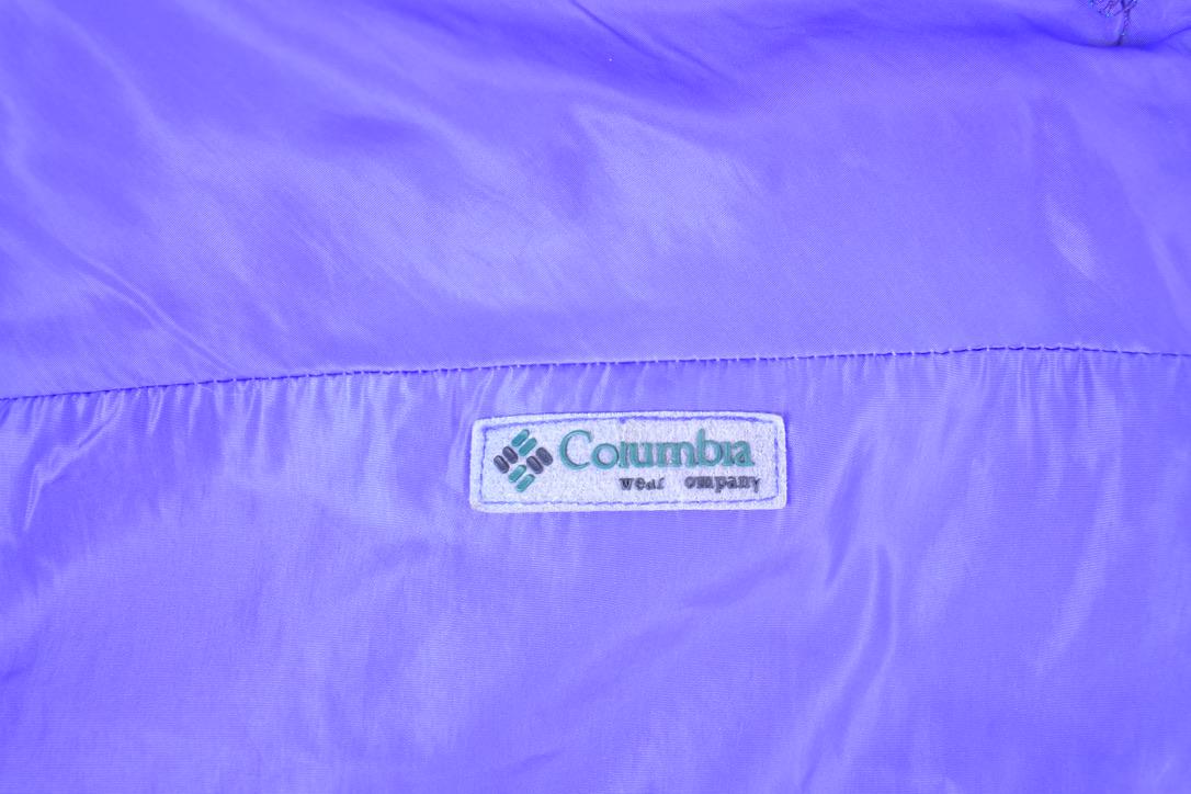 Vintage 1990s Columbia Reverse Windbreaker Puffer Jacket