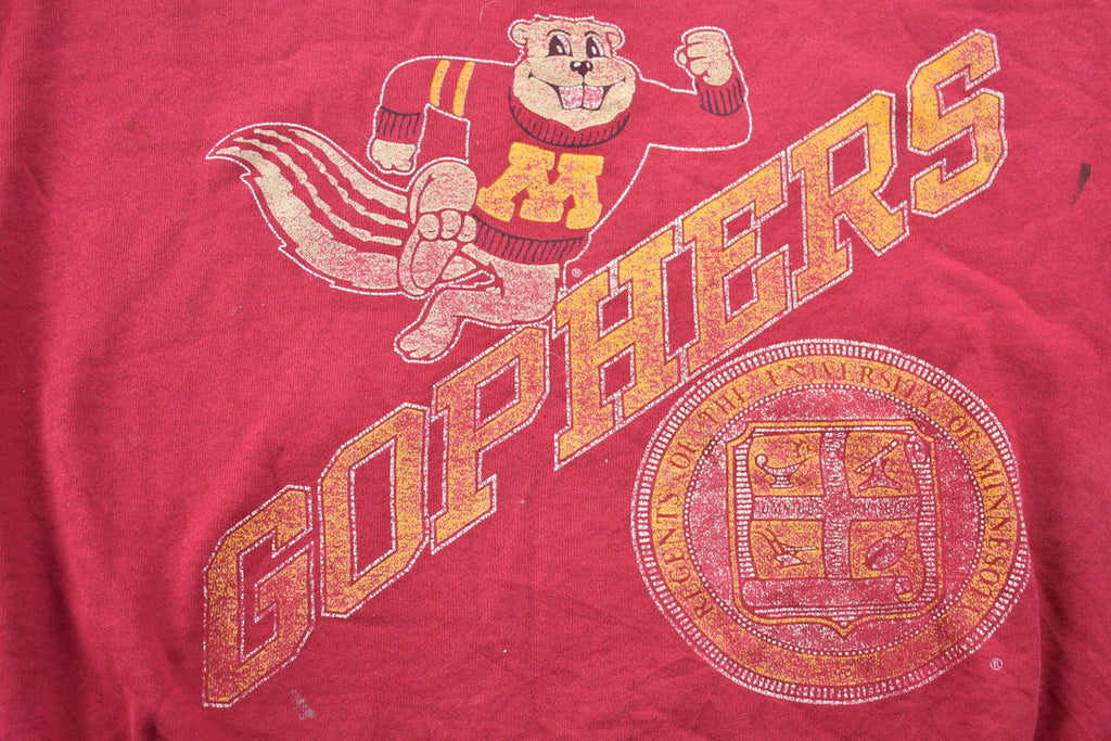 Vintage 1990s Minnesota Golden Gophers Sportswear Graphic Crewneck Sweatshirt