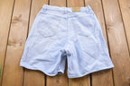 Vintage 1990s Lee Light Wash High Waisted Jean Shorts 30 x 7