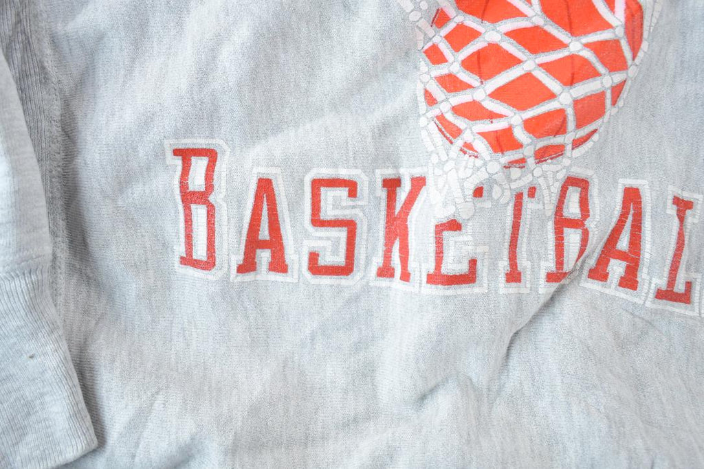 Vintage 1990s Vikings Basketball Lee Cross Grain Souvenir Crewneck Sweatshirt Made In USA
