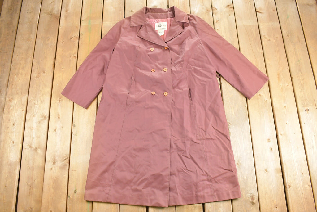 Vintage 1980s Brown Fashion By Gabor Full Length Light Jacket