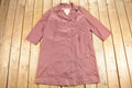 Vintage 1980s Brown Fashion By Gabor Full Length Light Jacket