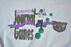 Vintage 1990s Edmonton Journal Games Crewneck Sweatshirt  90s Crewneck  Souvenir Sweater  Streetwear  Travel And Vacation