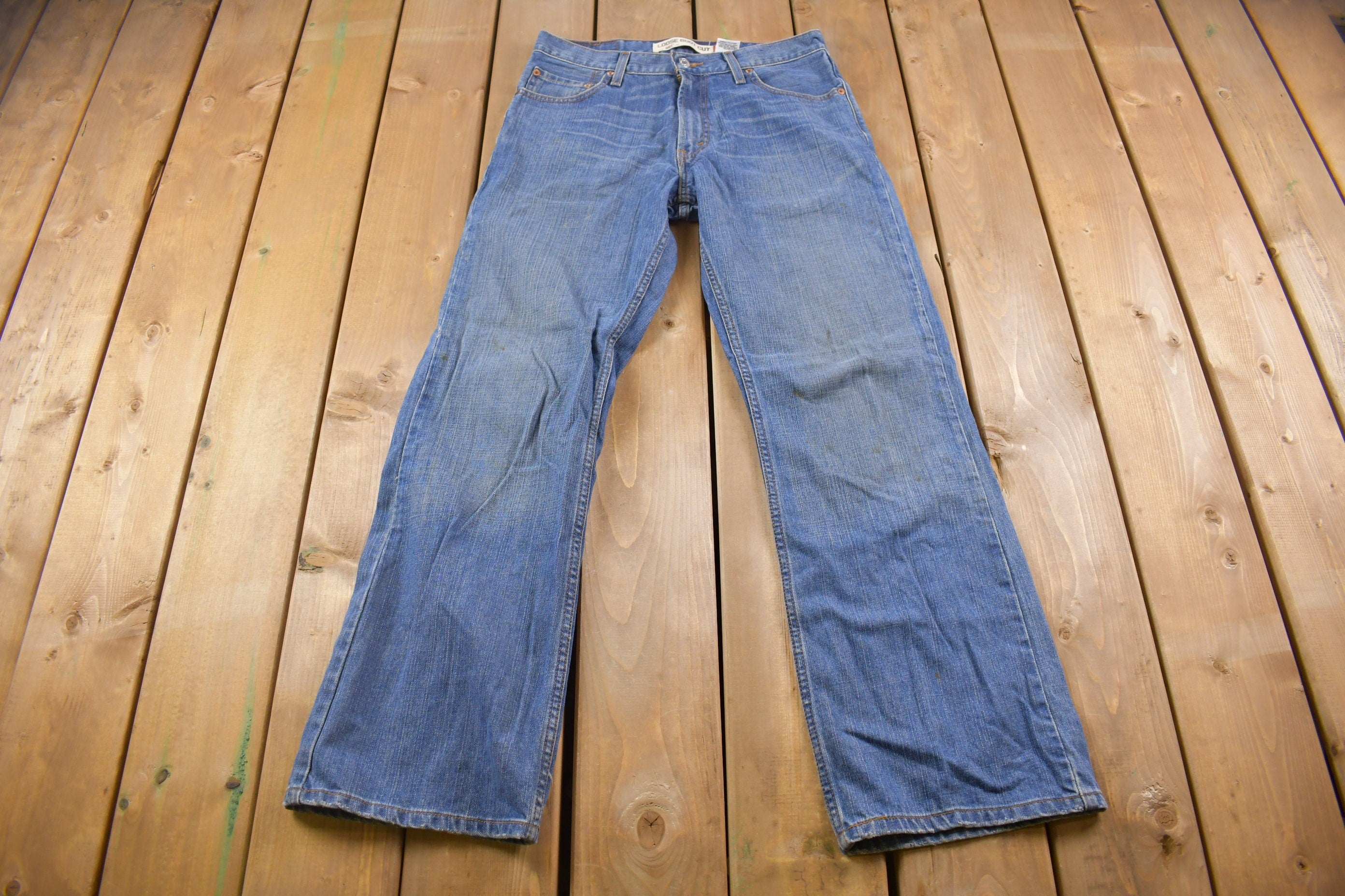 Vintage 1990s Levi's 567 Red Tab Jeans Size 31 x 31
