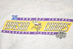 Vintage 1998 Minnesota Vikings Division Champs NFL Crewneck Sweatshirt Men's M