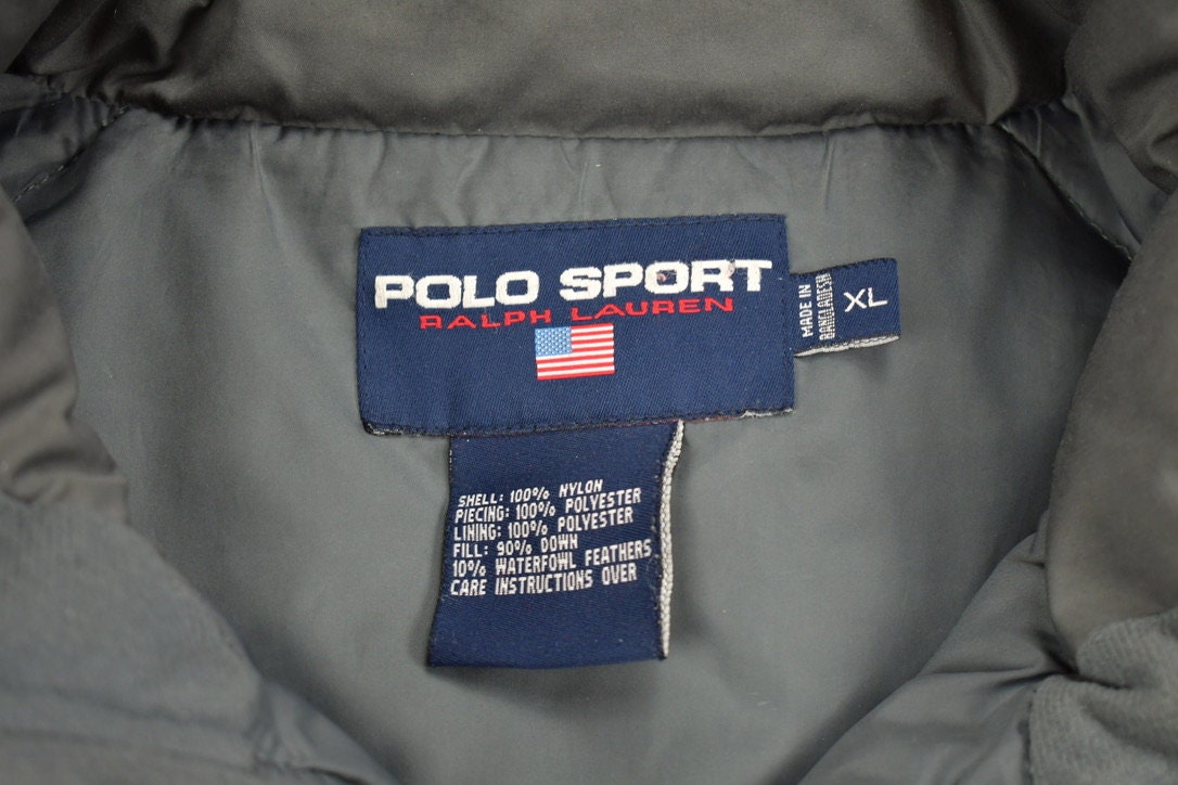 Vintage 1990s Ralph Lauren Polo Sport Puffer Jacket