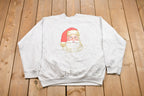 Vintage 1990's Tultex Santa Claus Christmas Sweater