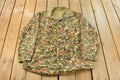 Vintage 1970s Duck Camo Canvas Hunting Jacket Men's L