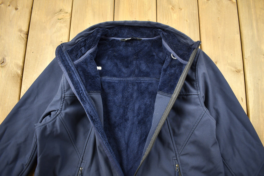 Vintage 1990s The North Face Fleece Lined Shell Jacket