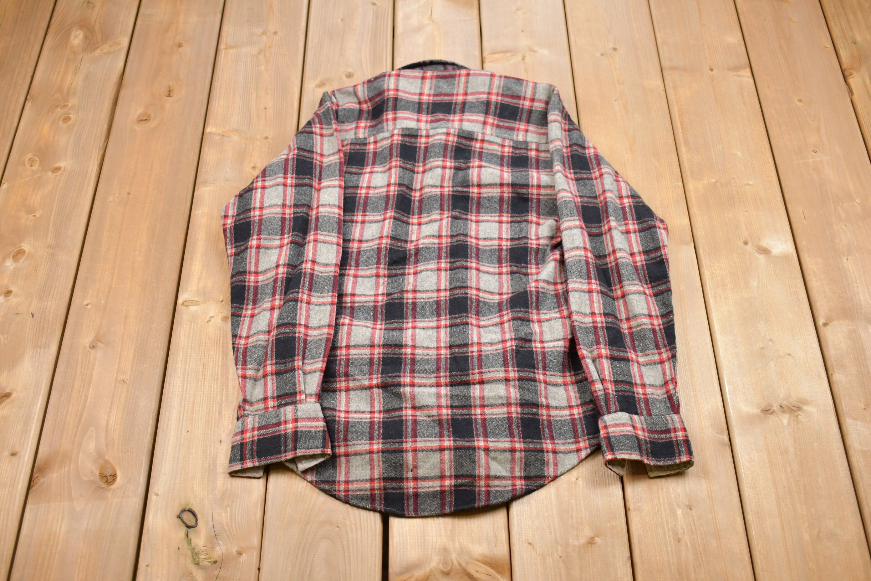 Vintage 1990s Philip Scott Plaid Button Up Shirt