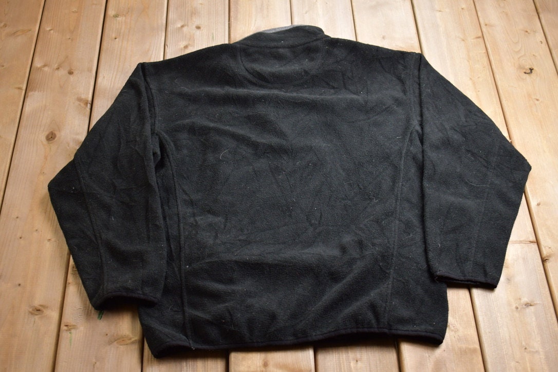 Vintage 1990s Chaps Ralph Lauren Fleece Sweater / Outdoorsman / 90s Sweater / Streetwear / Hiking / Fleece Quarter Zip up / Chaps Sweater