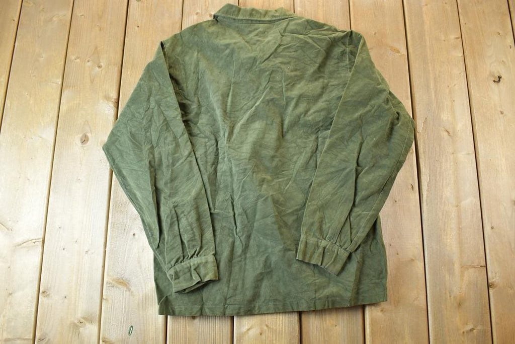 Vintage 1970s Bradfield Hippie Tie Up Collared Sweatshirt