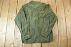 Vintage 1970s Bradfield Hippie Tie Up Collared Sweatshirt