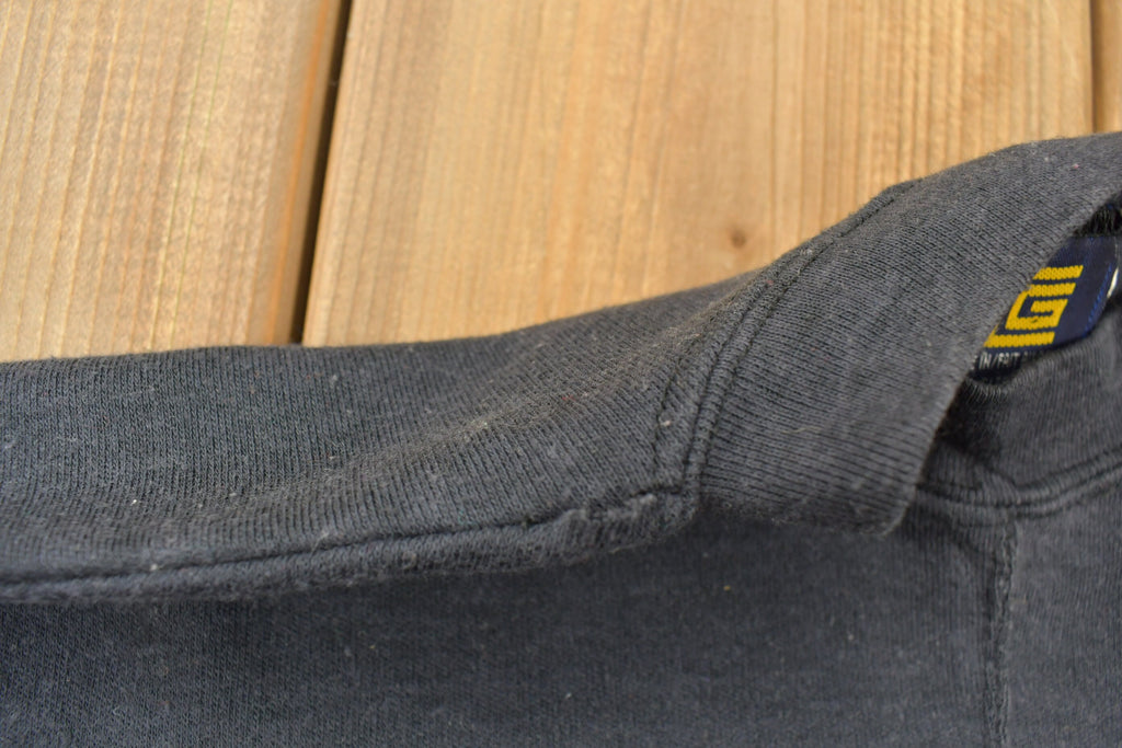 Vintage 1990s Blank Black Crewneck Sweatshirt