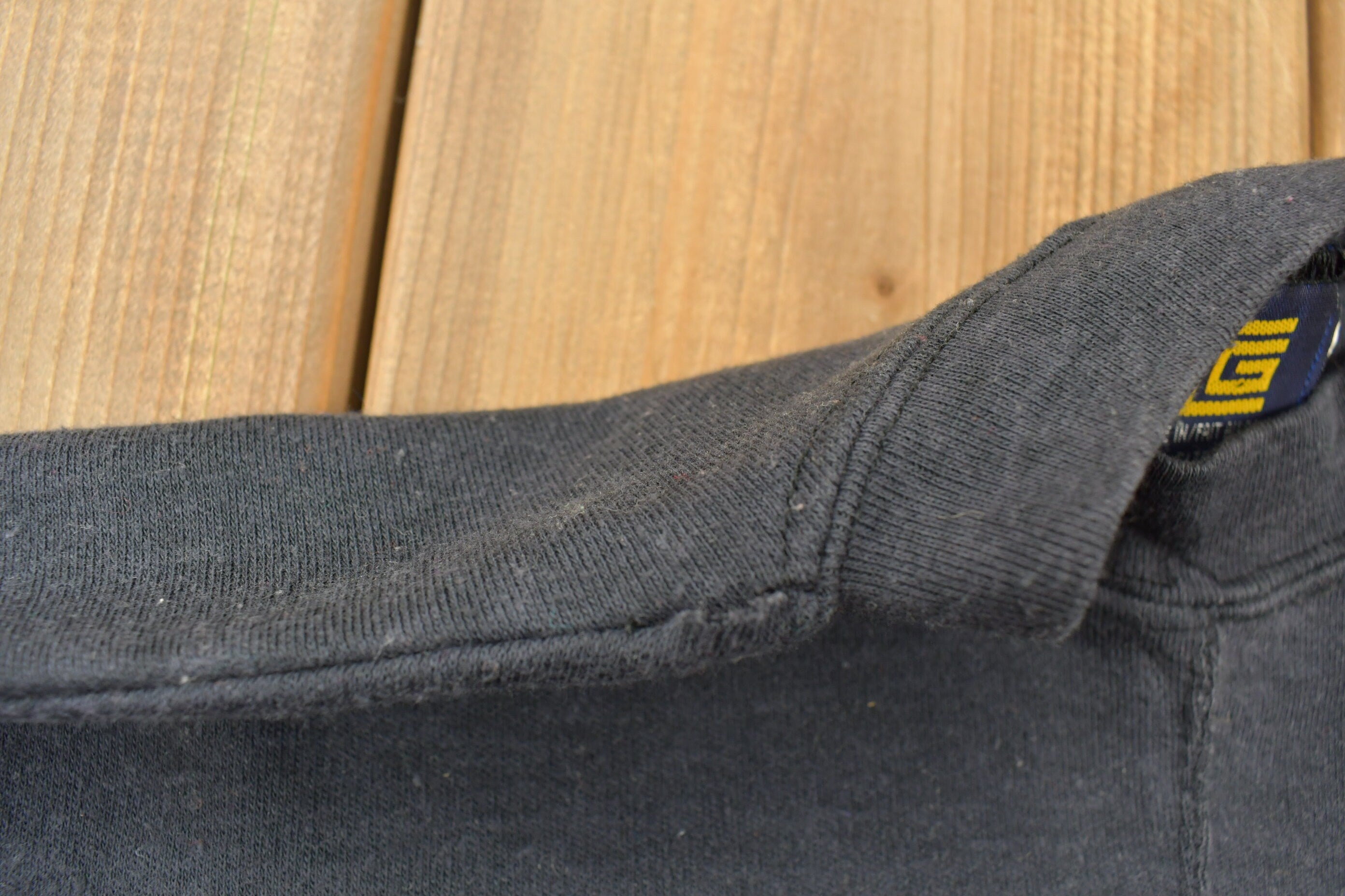 Vintage 1990s Blank Black Crewneck Sweatshirt