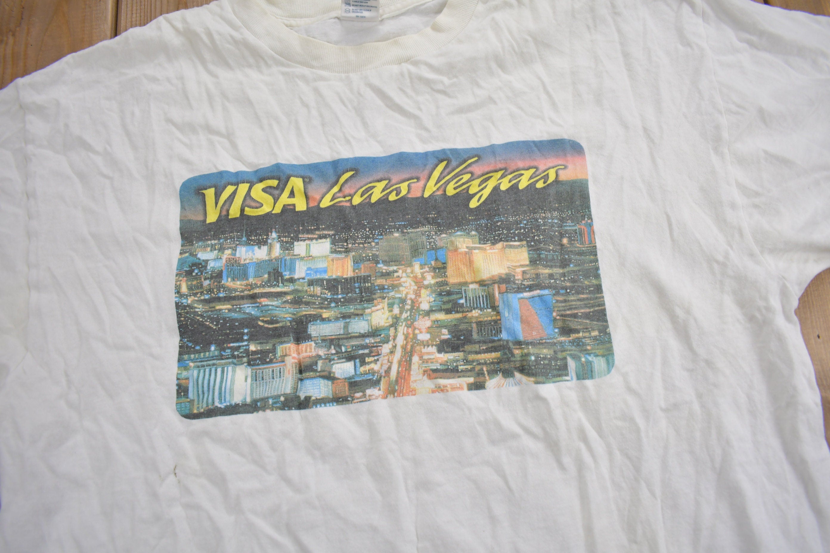 Vintage 1990s VISA Las Vegas Souvenir T Shirt