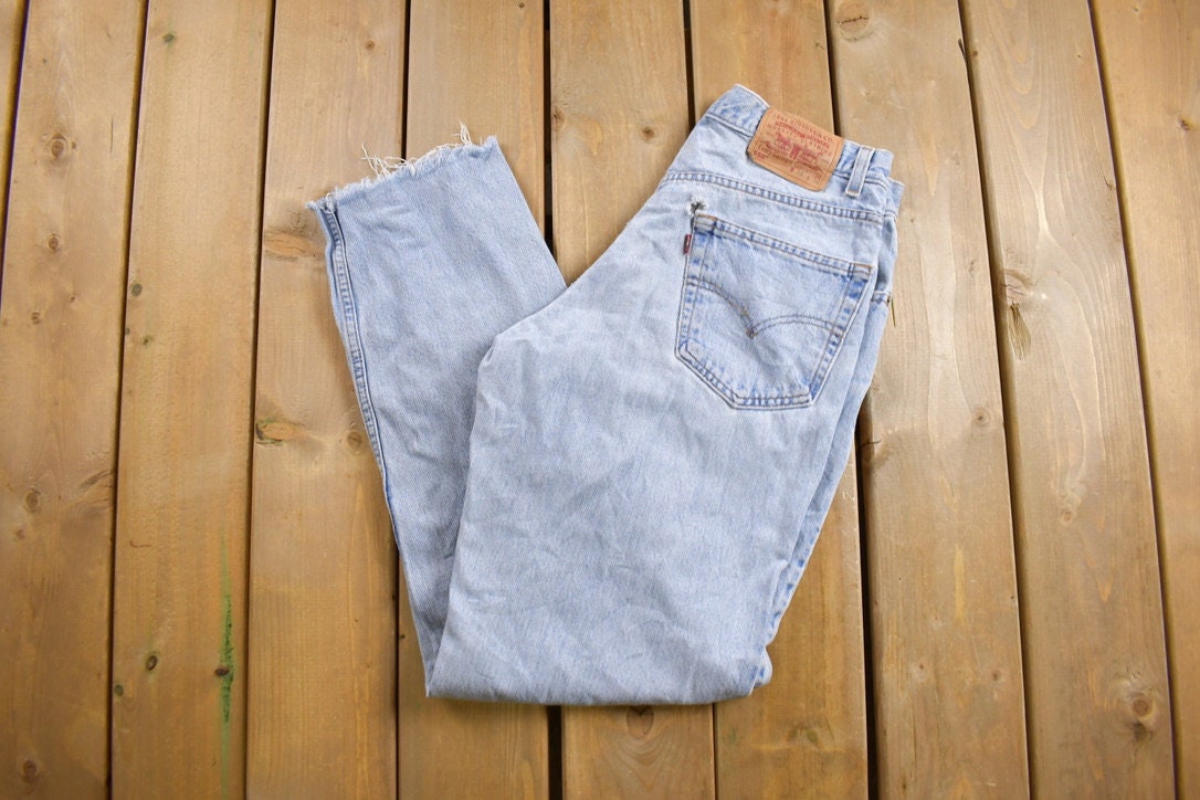 Vintage 1990s Levi's 550 Red Tab Denim Jeans Size 30 x 31