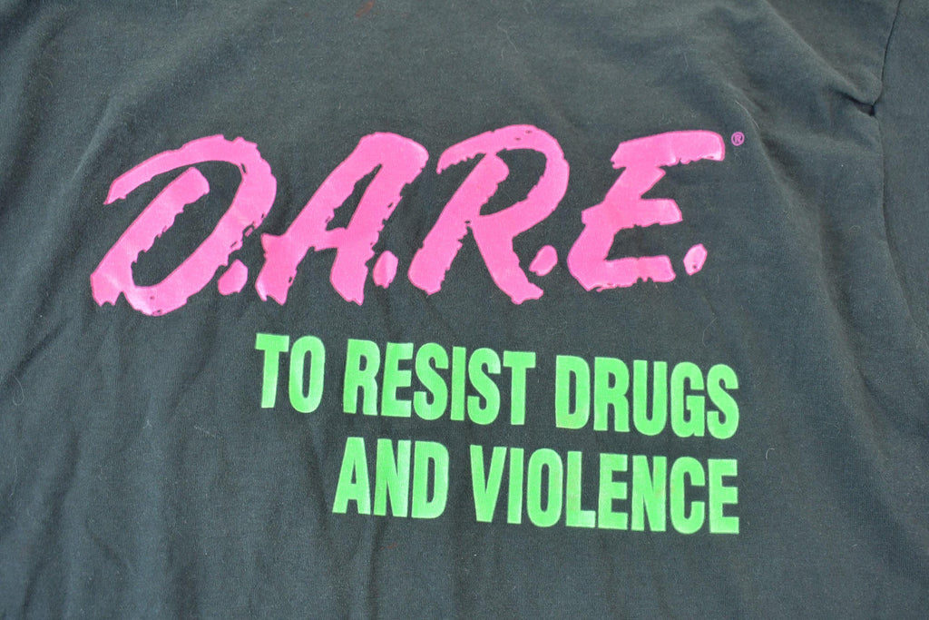 Vintage 1990s Single Stitch D.A.R.E Graphic T-Shirt