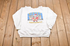 Vintage 1991 Christmas Cartoon Santa Sweater