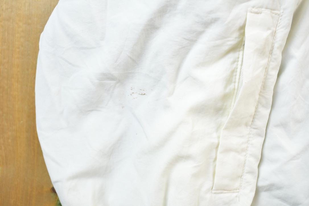 Vintage 1990s Eddie Bauer Windbreaker Jacket  Made In USA  Solid White Windbreaker  Streetwear  Athleisure  Outerwear  Zip Up