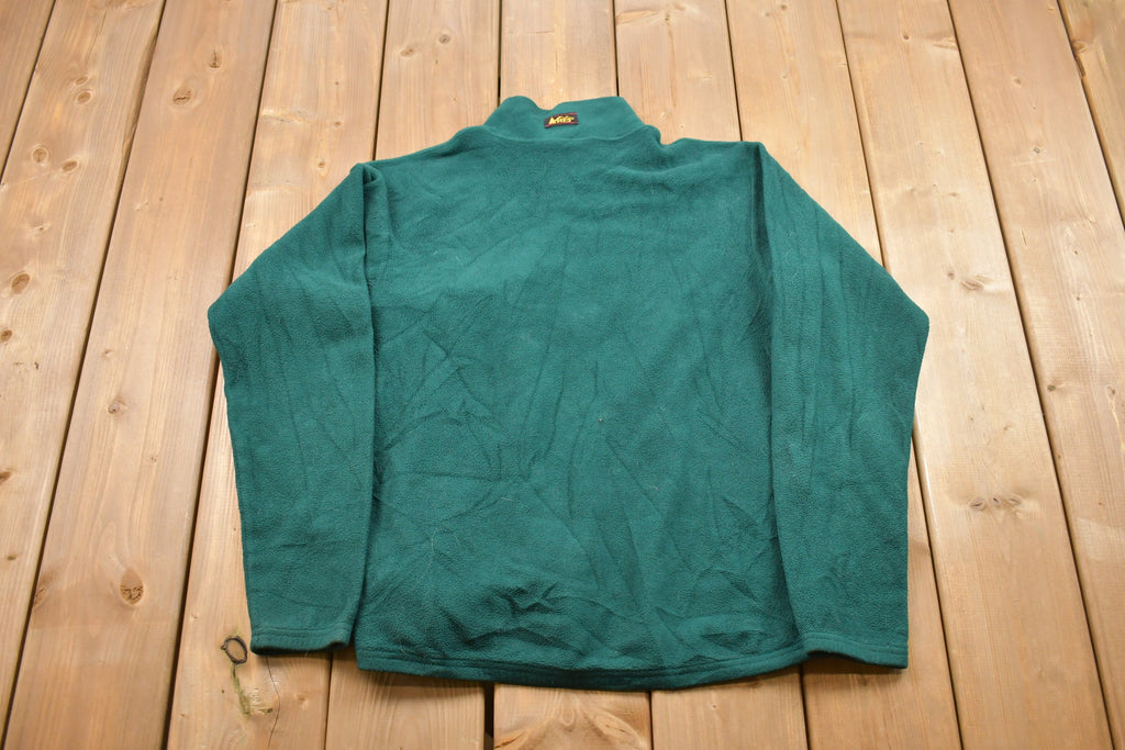 Vintage 1990s REI Quarter Zip Fleece Sweater