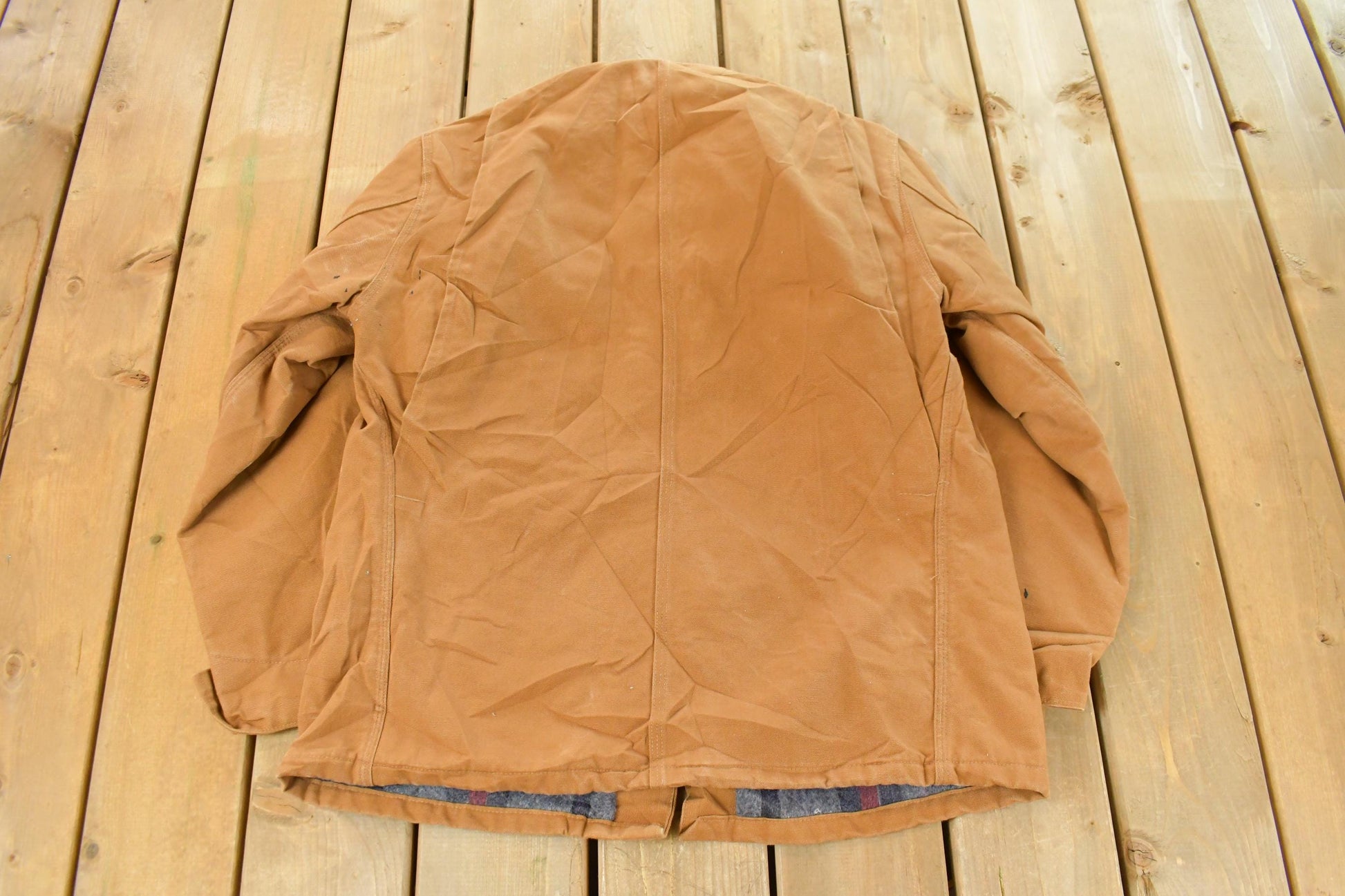 Vintage 1980s Carhartt Chore Barn Coat Jacket Men's Large