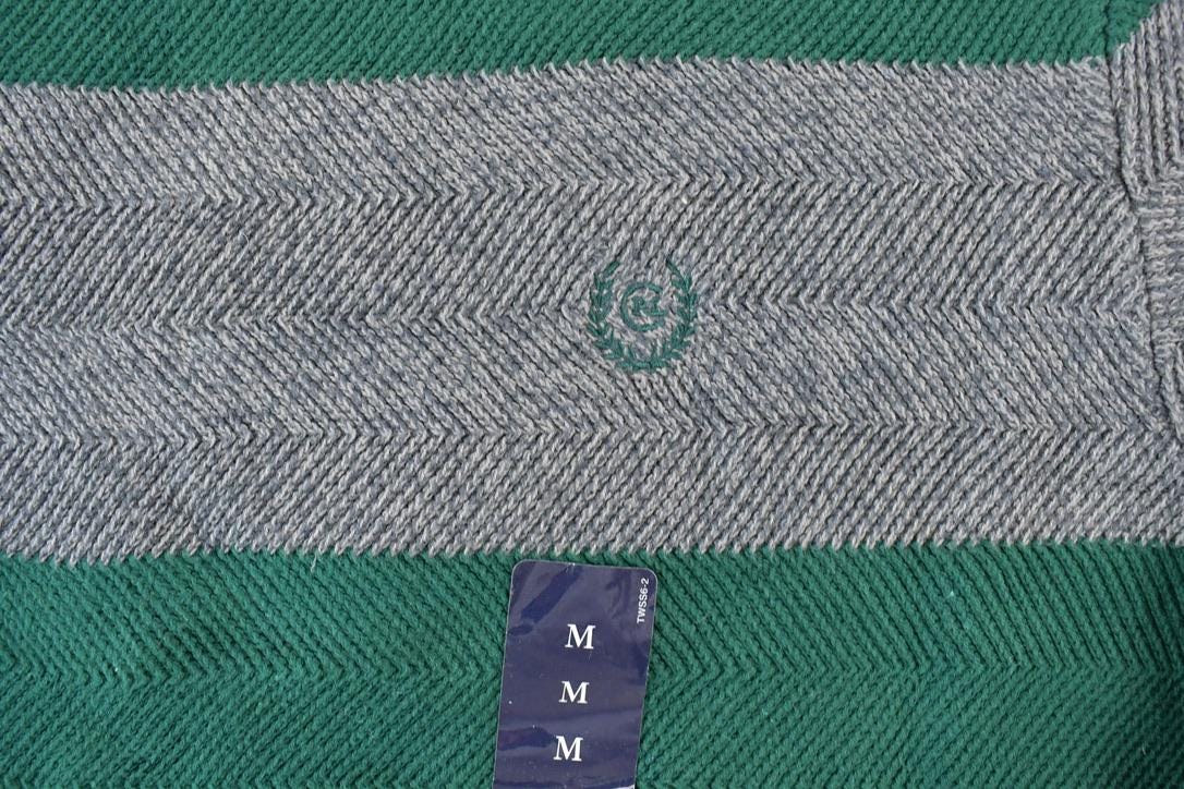 Vintage 1990s Chaps Ralph Lauren Deadstock Knit Crewneck Sweater / 90s Crewneck / Abstract Pattern / Preppy Knits