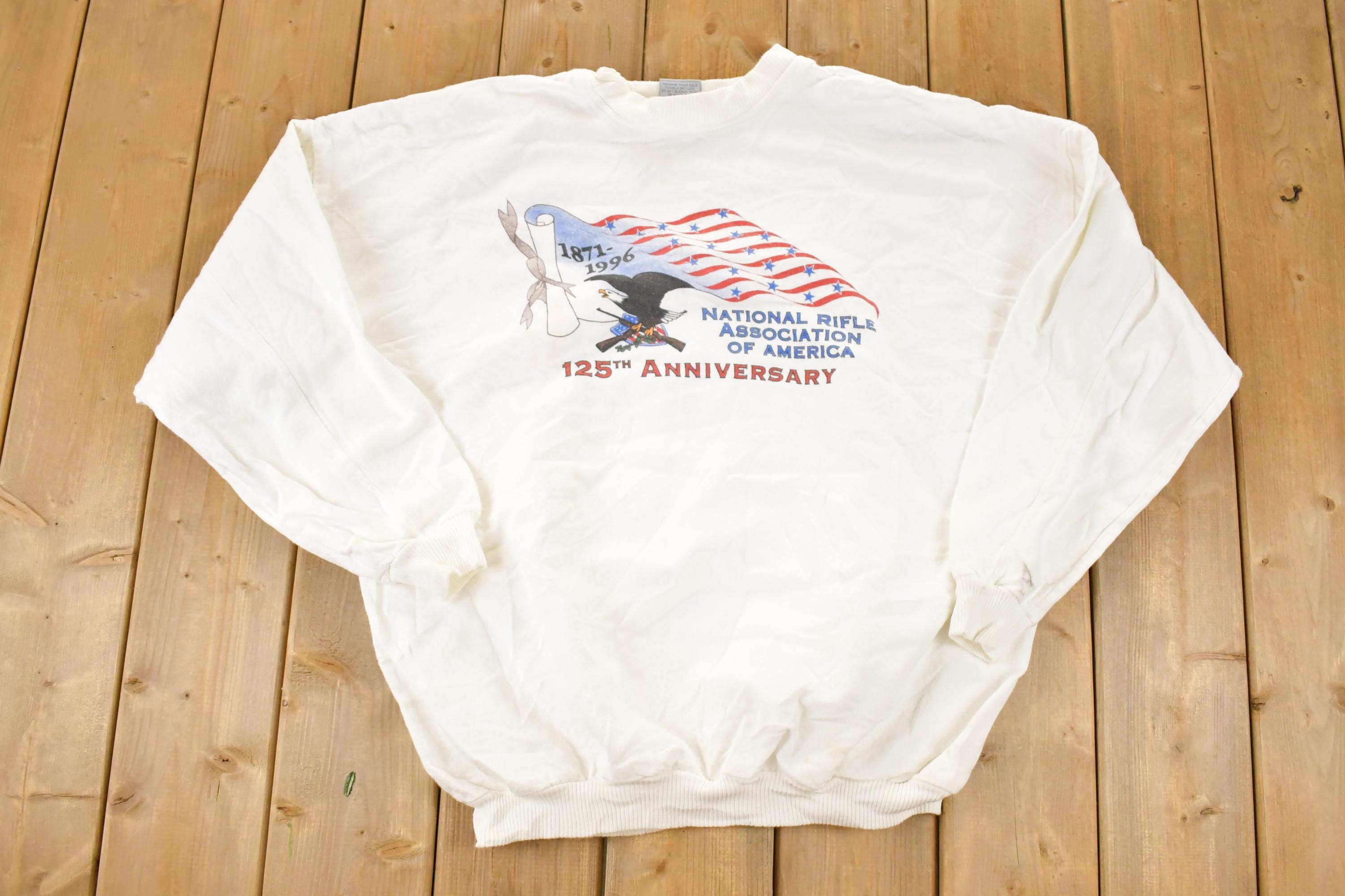Vintage 1996 Screaming Eagle Patriotic Crewneck Sweatshirt Men's XL