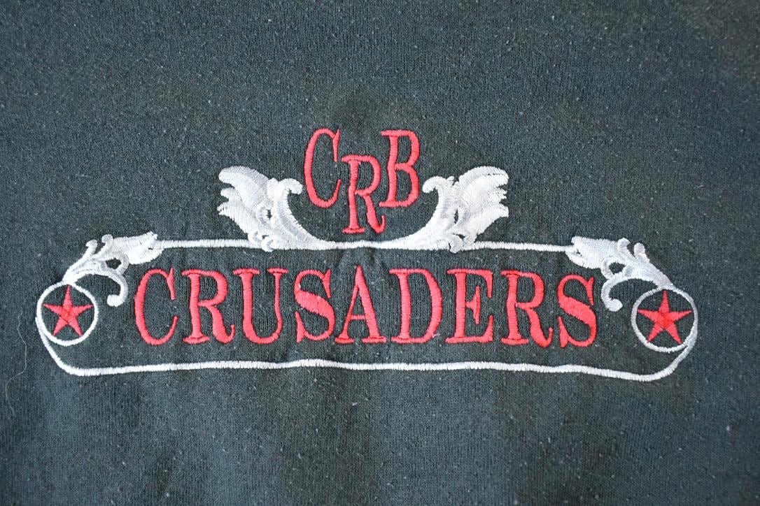 Vintage 1990s CRB Crusaders Lee Heavy Weight Embroidered Crewneck Sweatshirt