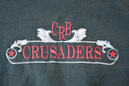 Vintage 1990s CRB Crusaders Lee Heavy Weight Embroidered Crewneck Sweatshirt / 90s Crewneck / Souvenir Sweater / Streetwear