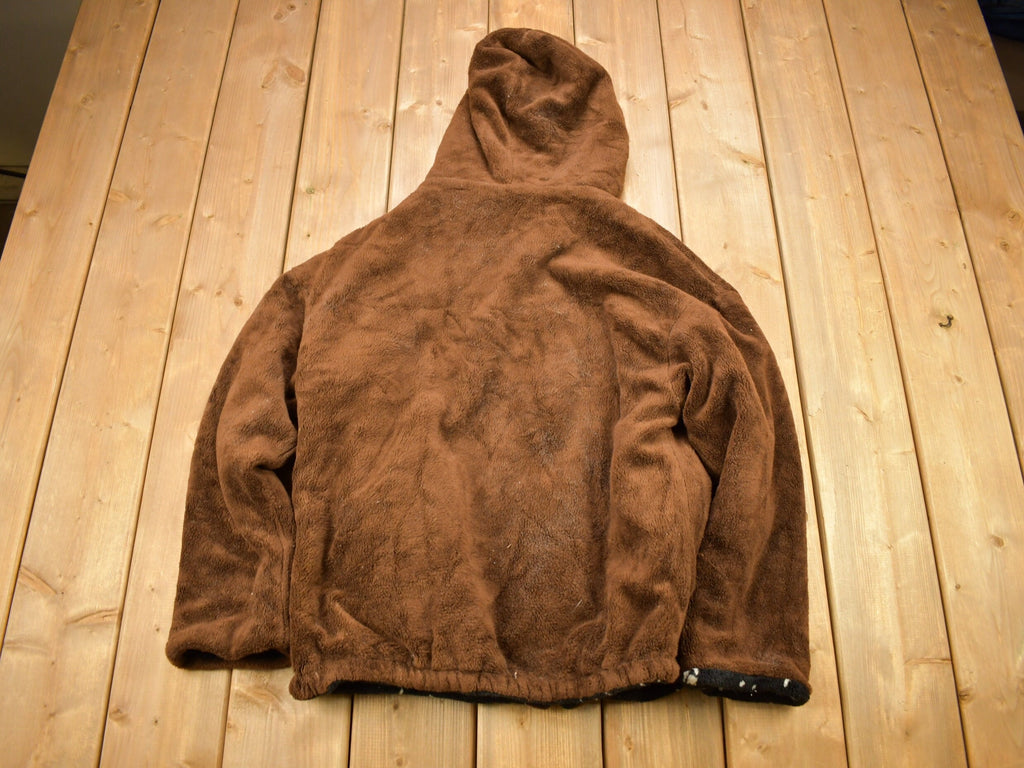 Vintage 1990s Storm Front Reversible All Over Print Fleece Sweater