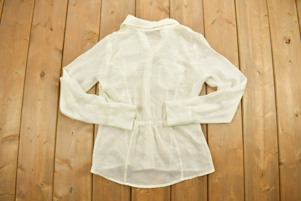 Vintage 1990s Light Button Up Shirt