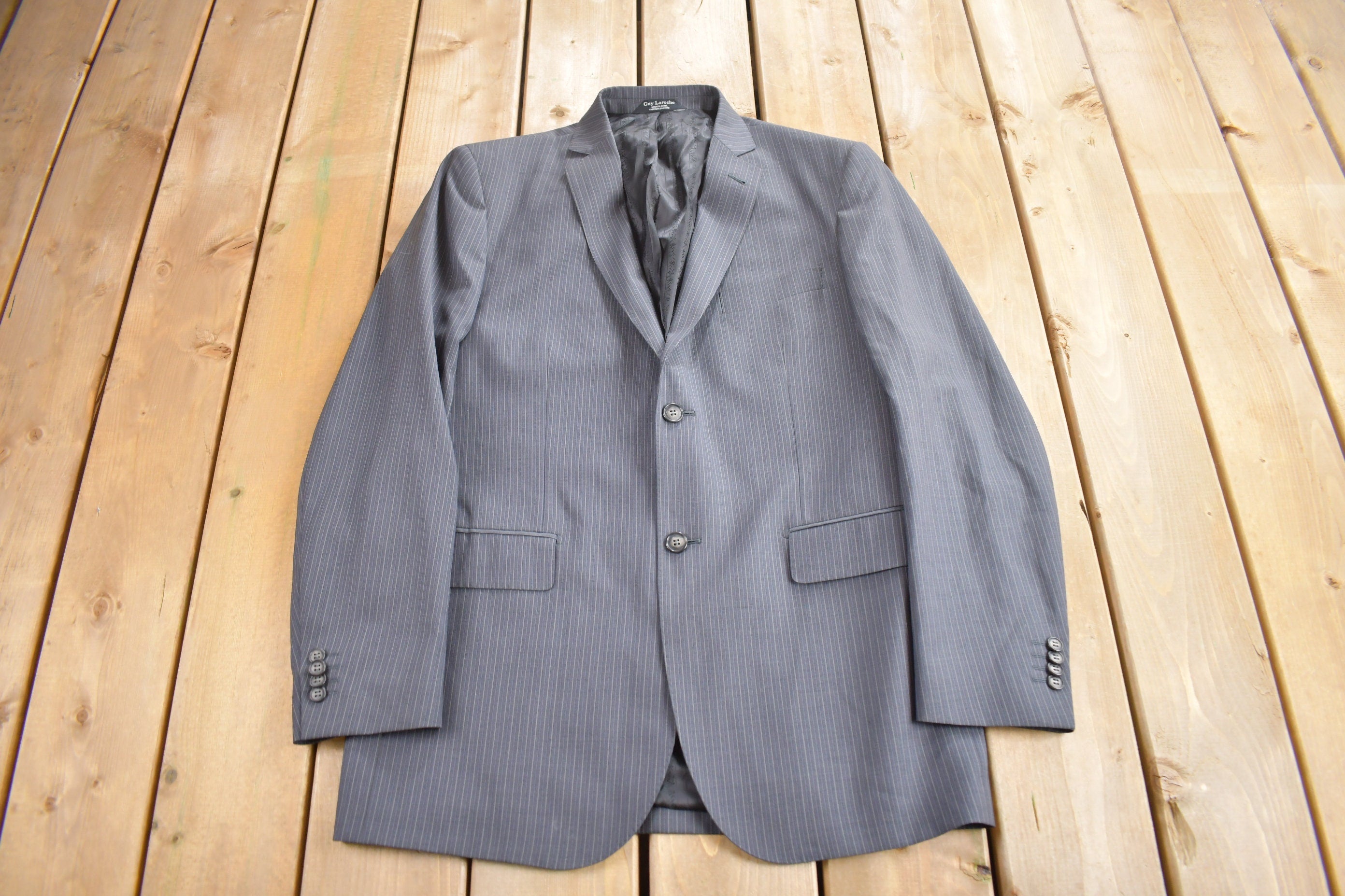 Vintage 1990s Guy Laroche Full Suit & Pants Set