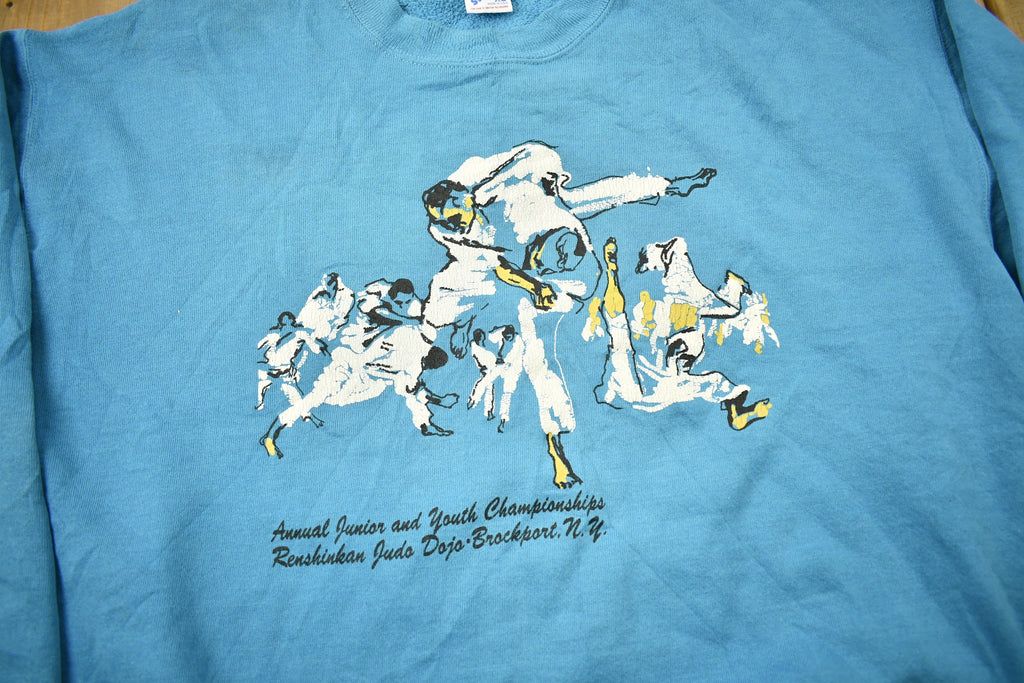 Vintage 1990s Renshinkan Judo Dojo Crewneck Sweatshirt