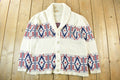 Vintage 1970s Wickbury Shawl Collar Knit Cardigan Sweater Men's Large