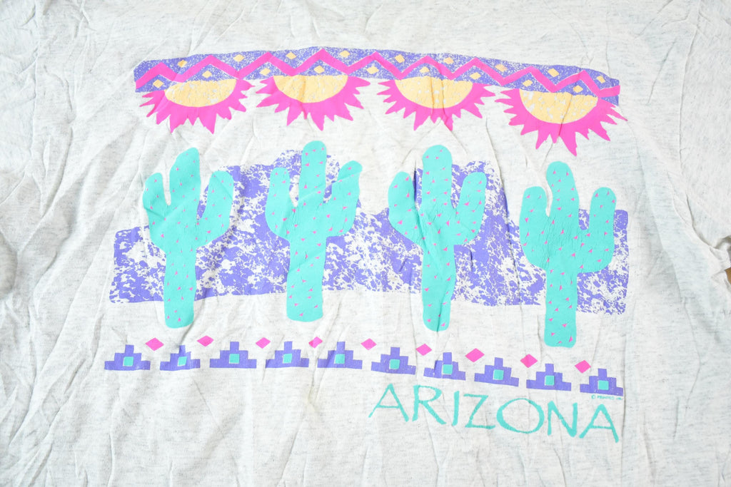 Vintage 1990s Arizona Souvenir Cartoon T-Shirt Men's L