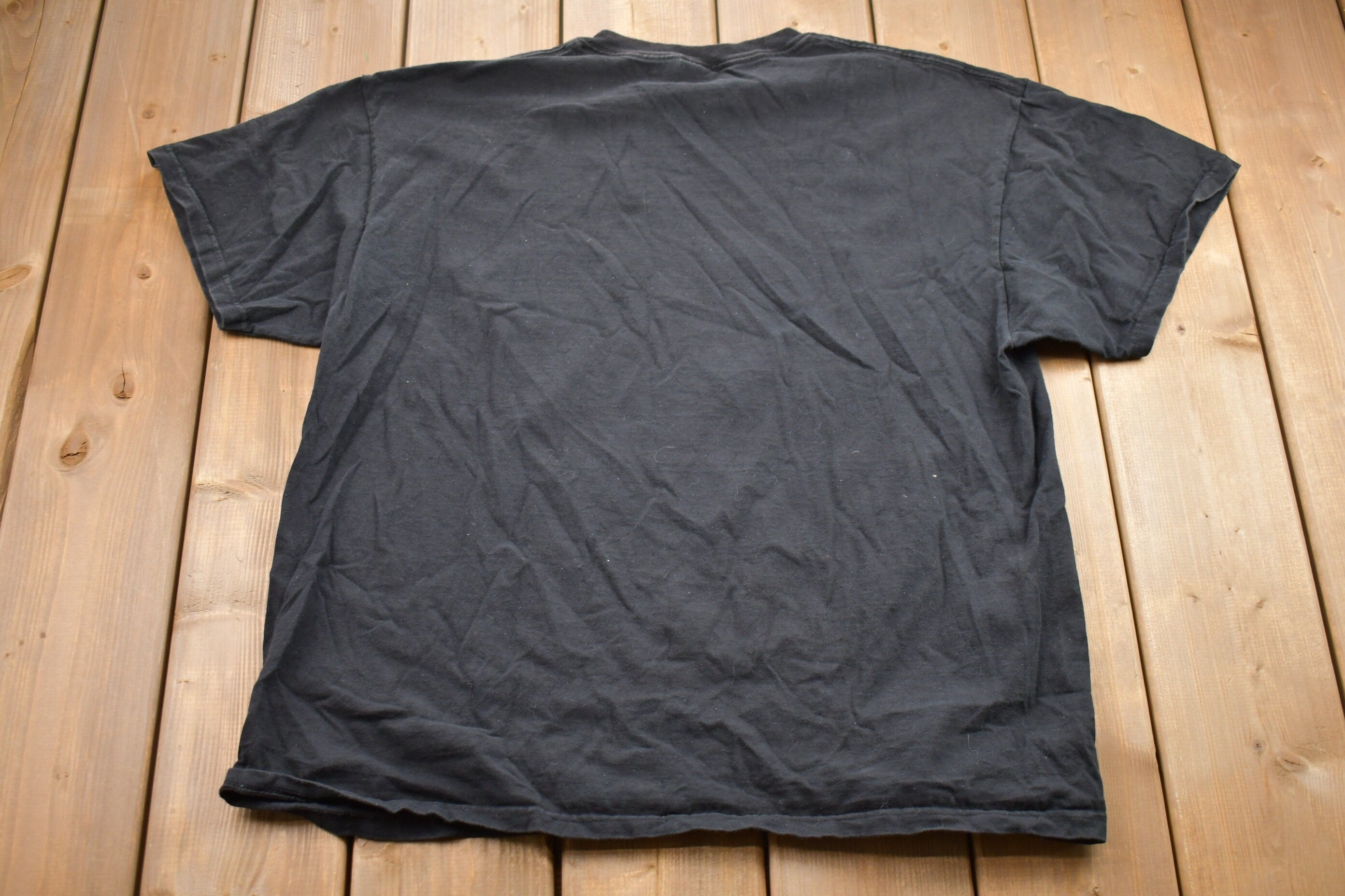 Vintage 1990s Missing Idiot Graphic T-Shirt