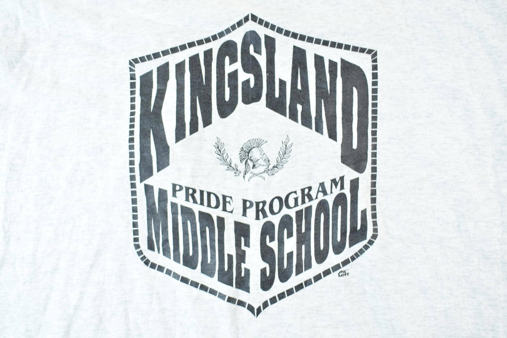 Vintage 1990s Screen Starts Best Kingsland Middle School Single Stitch T-Shirt