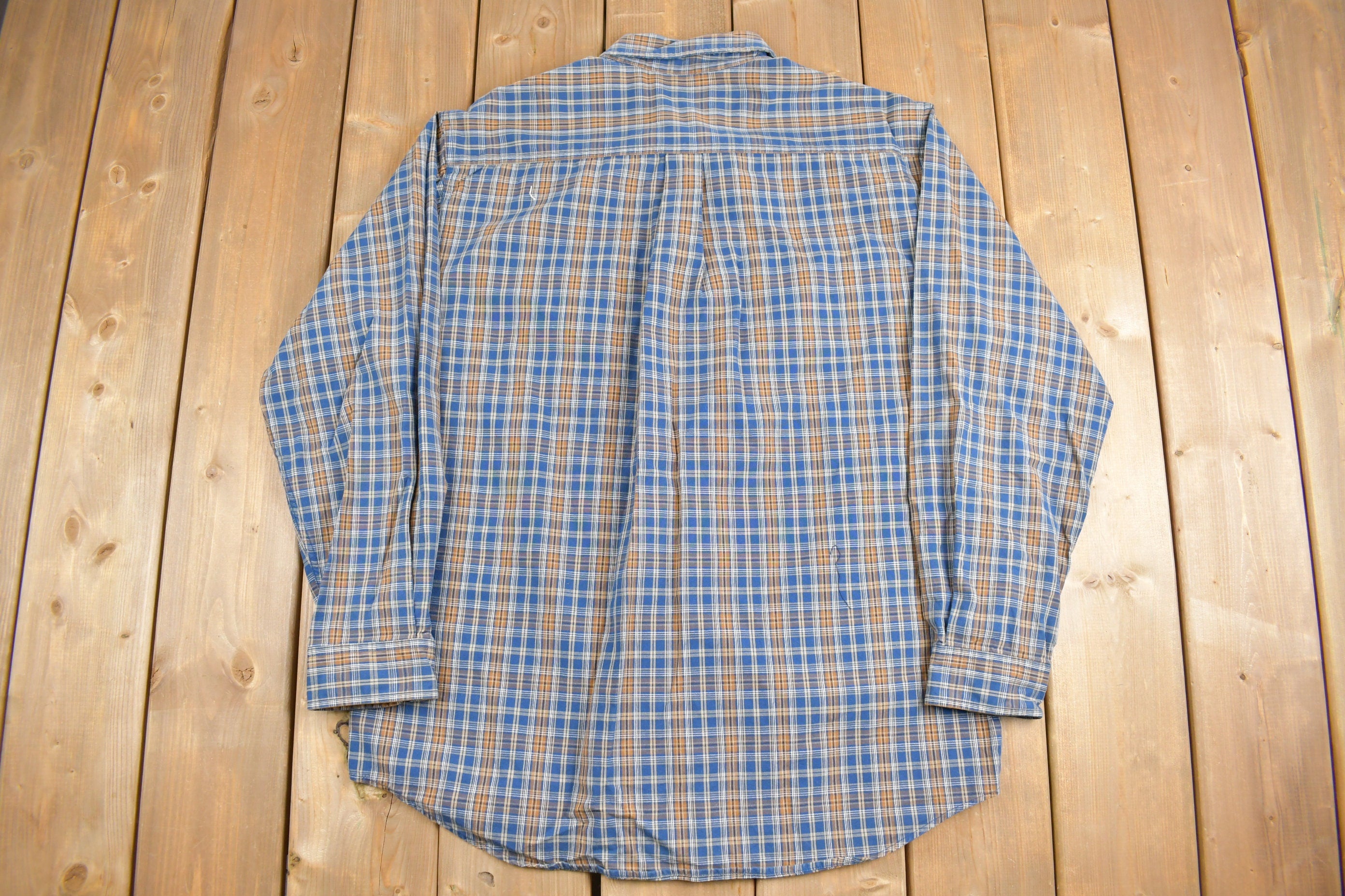 Vintage 1990s Carhartt Plaid Button Up Shirt
