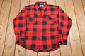 Vintage 1990s South Mountain Lumberjack Plaid Lined Button Up Shirt
