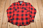 Vintage 1990s South Mountain Lumberjack Plaid Lined Button Up Shirt