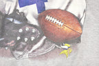 Vintage 1990s Minnesota Vikings Embroidered NFL Crewneck Sweatshirt Men's XL