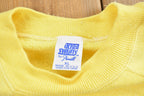 Vintage 1990s Blank Yellow Crewneck Sweatshirt