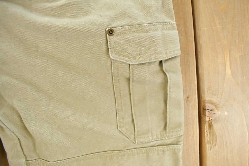 Vintage 1990s Cabela's Outdoor Gear Beige Cargo Pocket Pants Men's 34 x 32