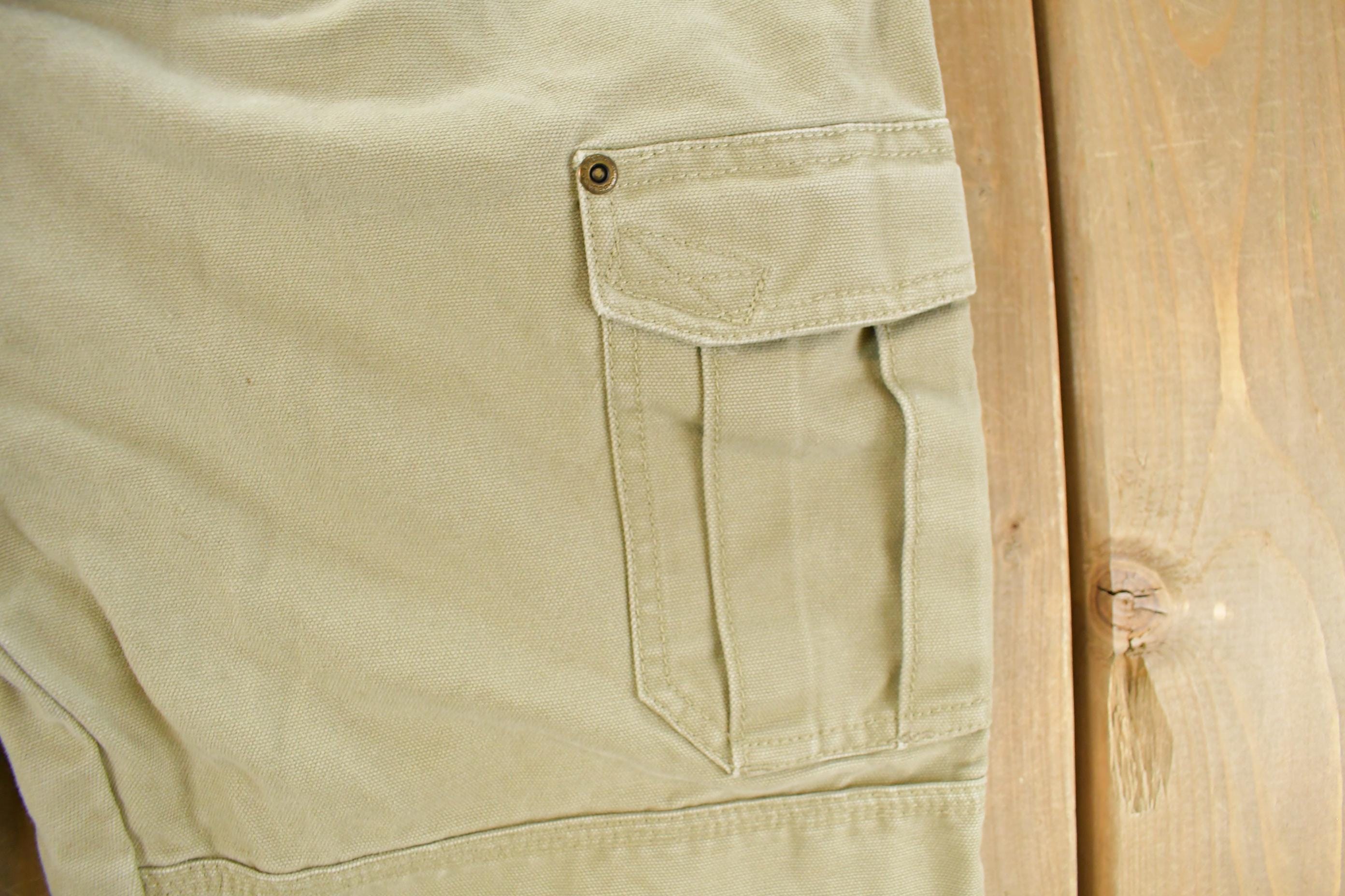 Vintage 1990s Cabela's Outdoor Gear Beige Cargo Pocket Pants Men's 34 x 32