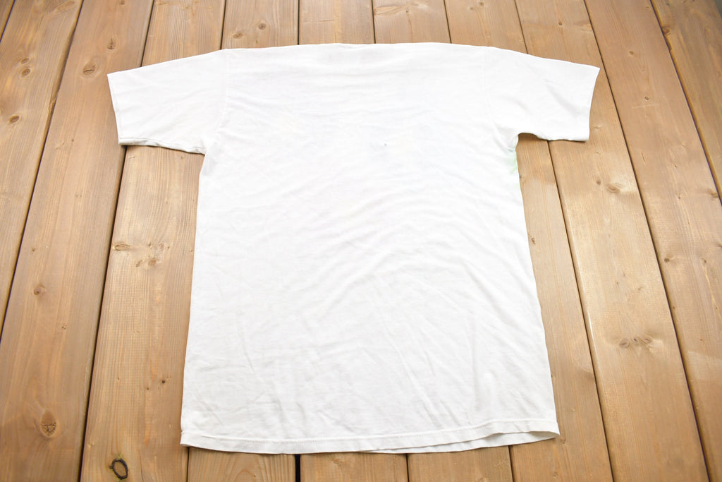 Vintage 1990s Jerzees Floral Painted Graphic T-Shirt