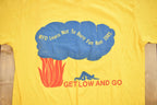 Vintage 1985 MFD Learn Not To Burn Fun Run Graphic T Shirt