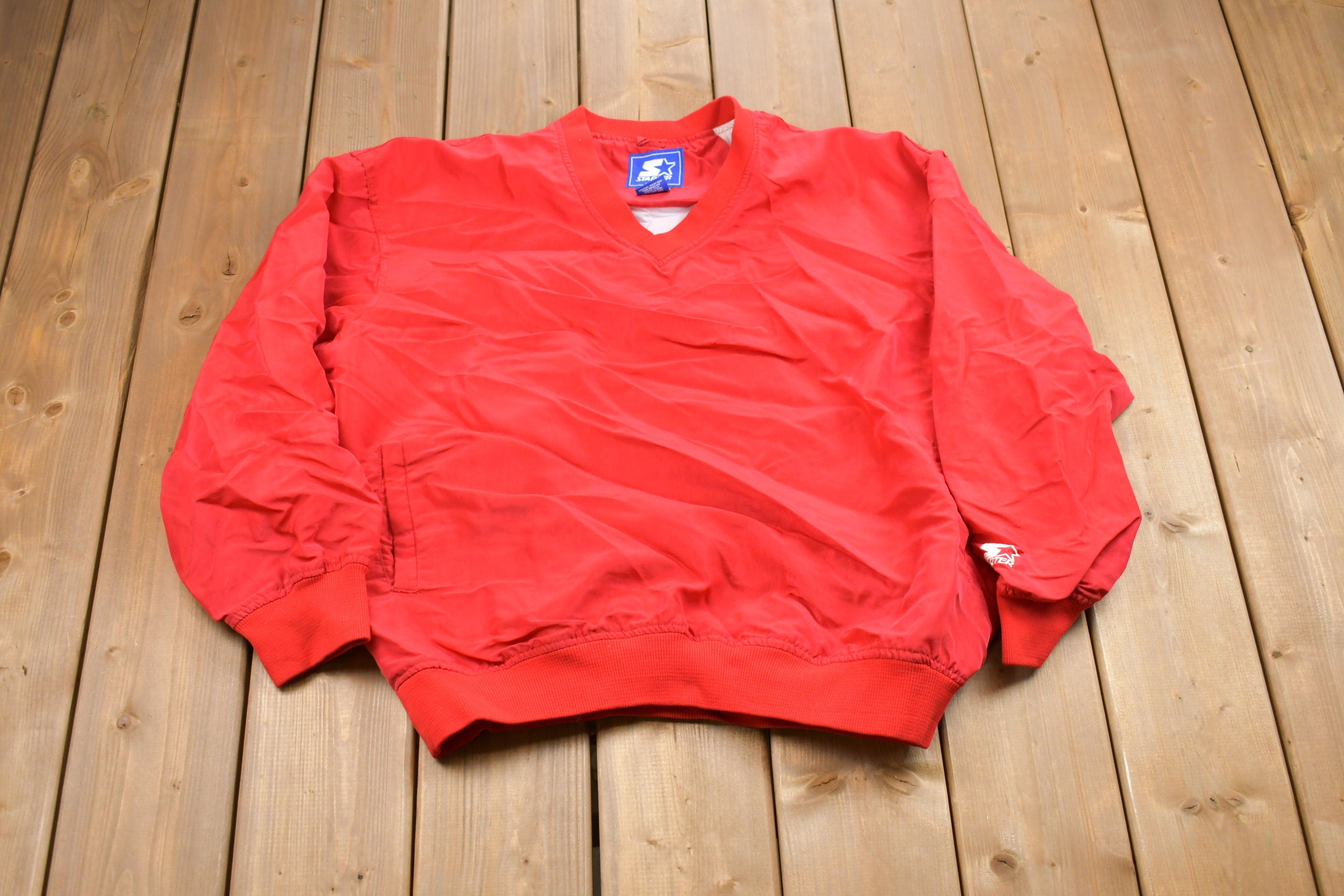 Vintage 1990s Starter Crewneck Windbreaker