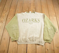 Vintage 1991 Ozarks Missouri Souvenir Travel Crewneck Sweatshirt Made In USA